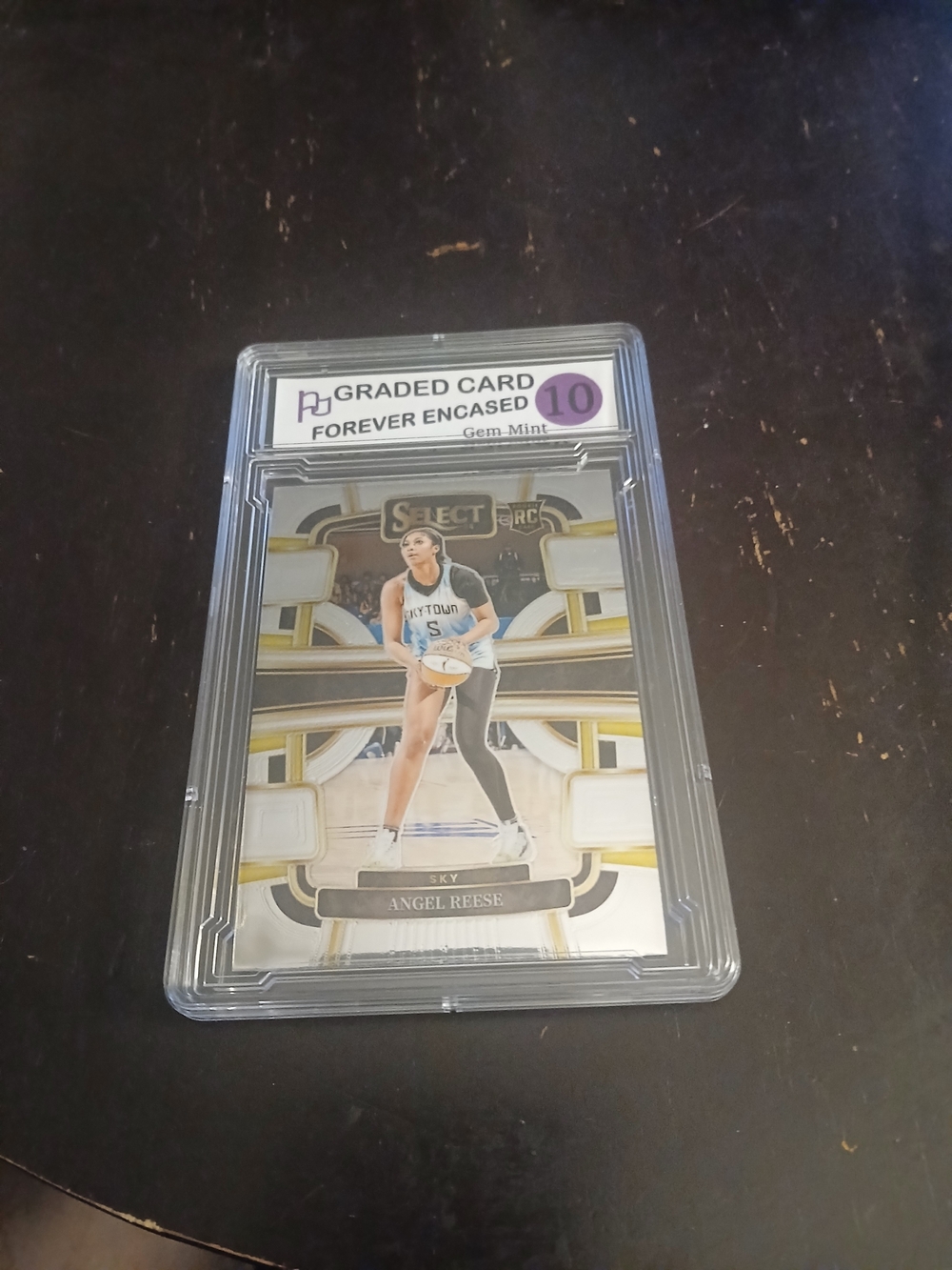 Angel Reese Select Rookie Card - White / Gold Accents